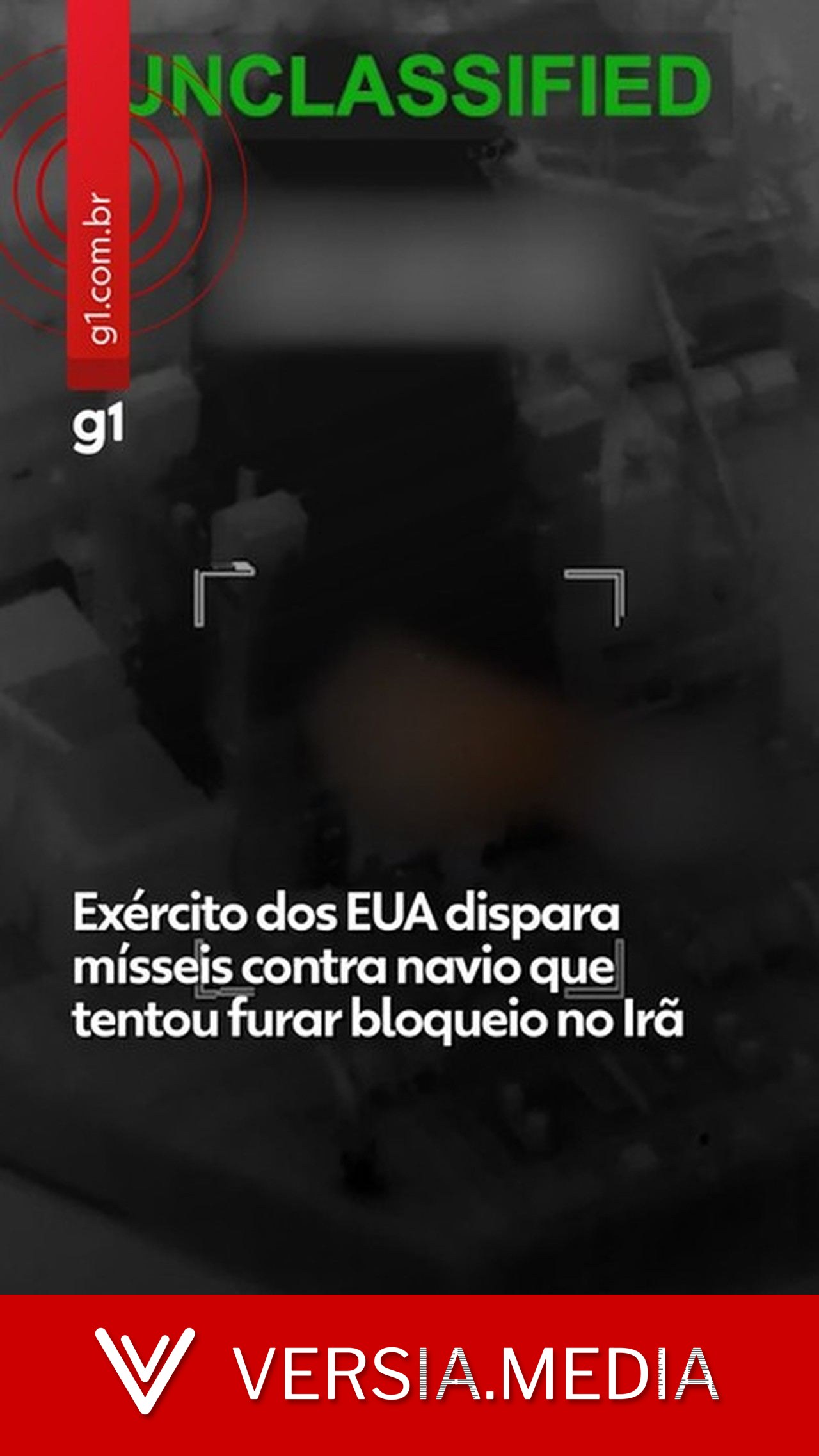EUA disparam mísseis contra navio que tentou furar bloqueio aos portos do Irã; veja VÍDEO