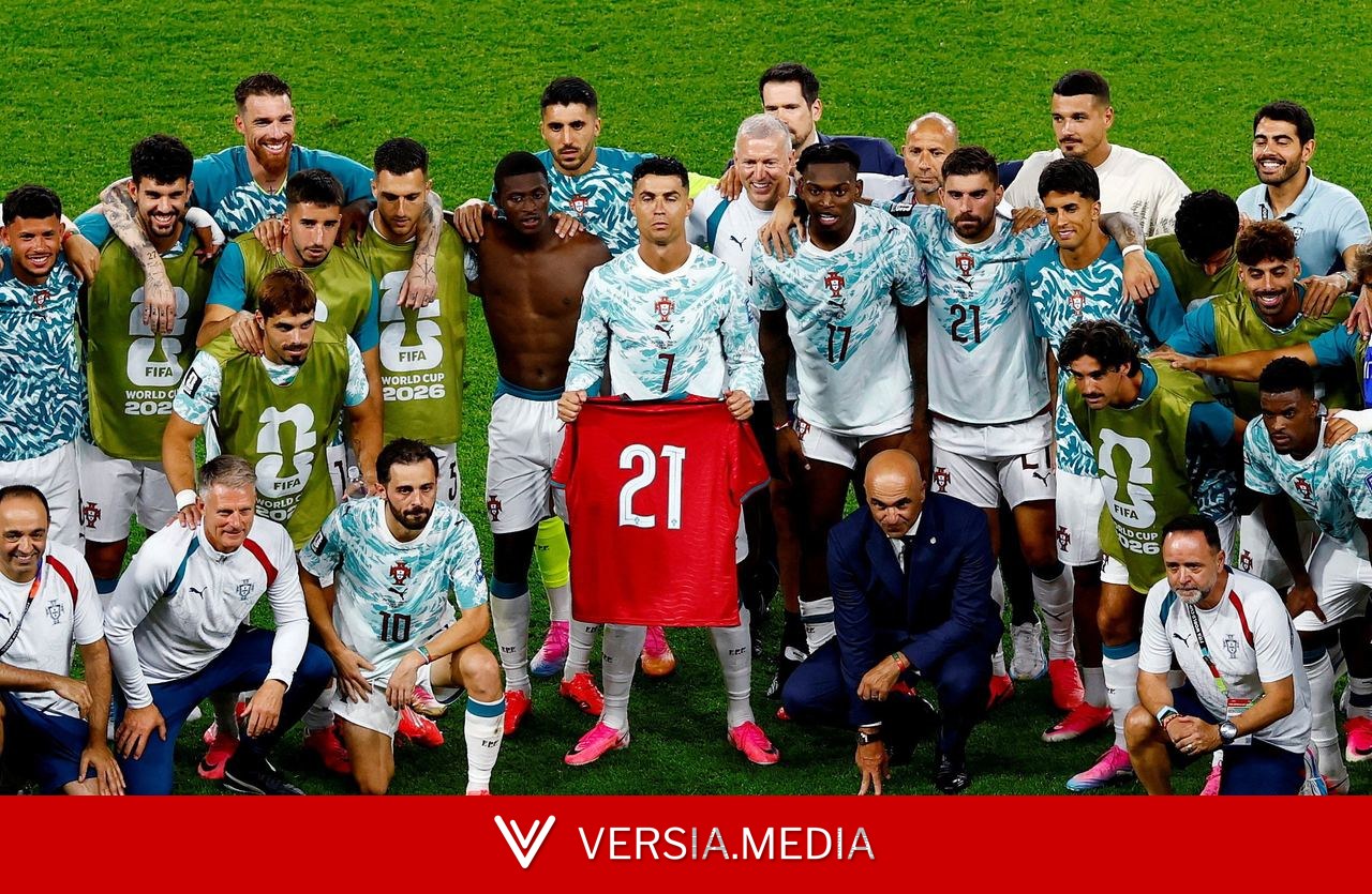 Cristiano Ronaldo veste camisa de Diogo Jota após vitória contra a Croácia; relembre acidente que matou jogador