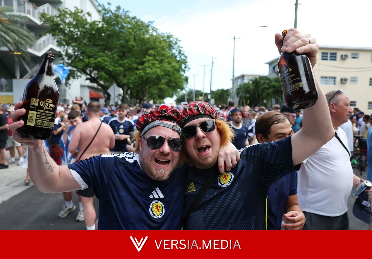 Após quase esgotar cerveja em Boston, torcida da Escócia promete 'secar' bares de Miami antes de jogo contra o Brasil