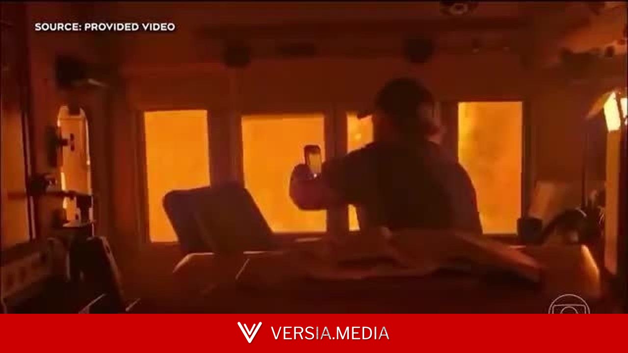 Vídeo mostra trem atravessando área em chamas no Canadá; país enfrenta onda histórica de calor