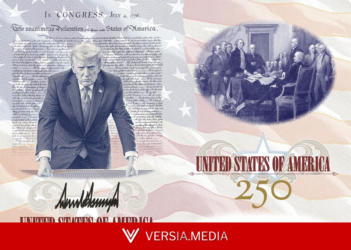 Trump publica novo modelo de passaporte comemorativo dos EUA com o próprio rosto