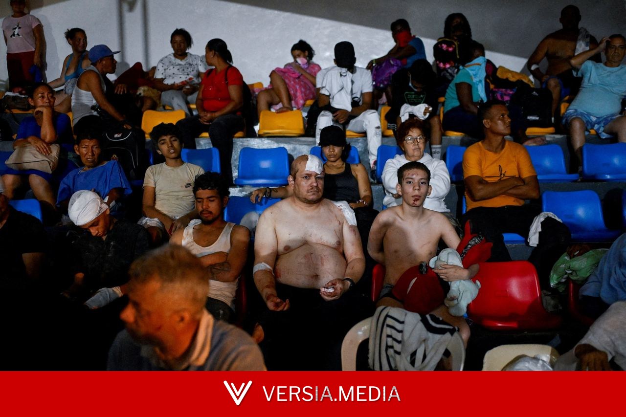 Desabamento de hospital obriga famílias a levarem corpos para necrotério na Venezuela