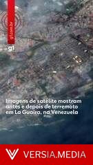 ANTES e DEPOIS: imagens de satélite mostram destruição após terremotos na Venezuela