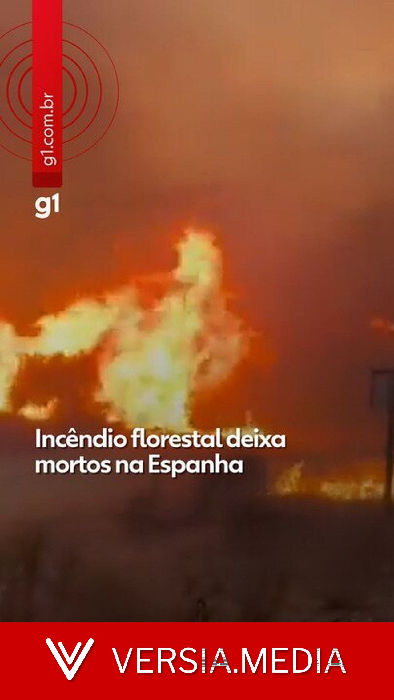 Incêndio florestal deixa 12 mortos no sul da Espanha; VÍDEO mostra estrada cercada pelas chamas