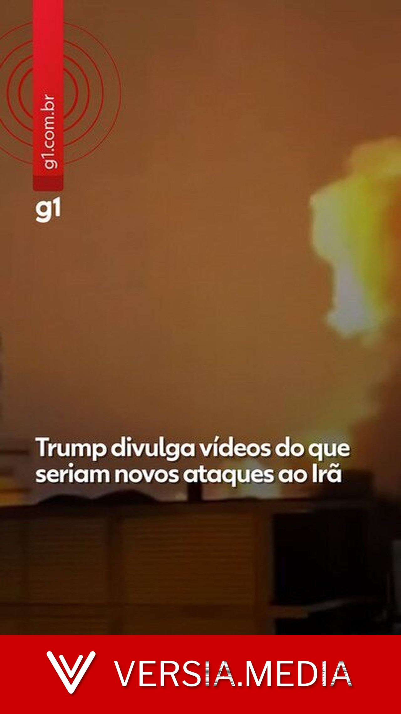 Trump diz que ataques ao Irã são retaliação e faz nova ameaça: 'Se acontecer de novo, será muito pior'