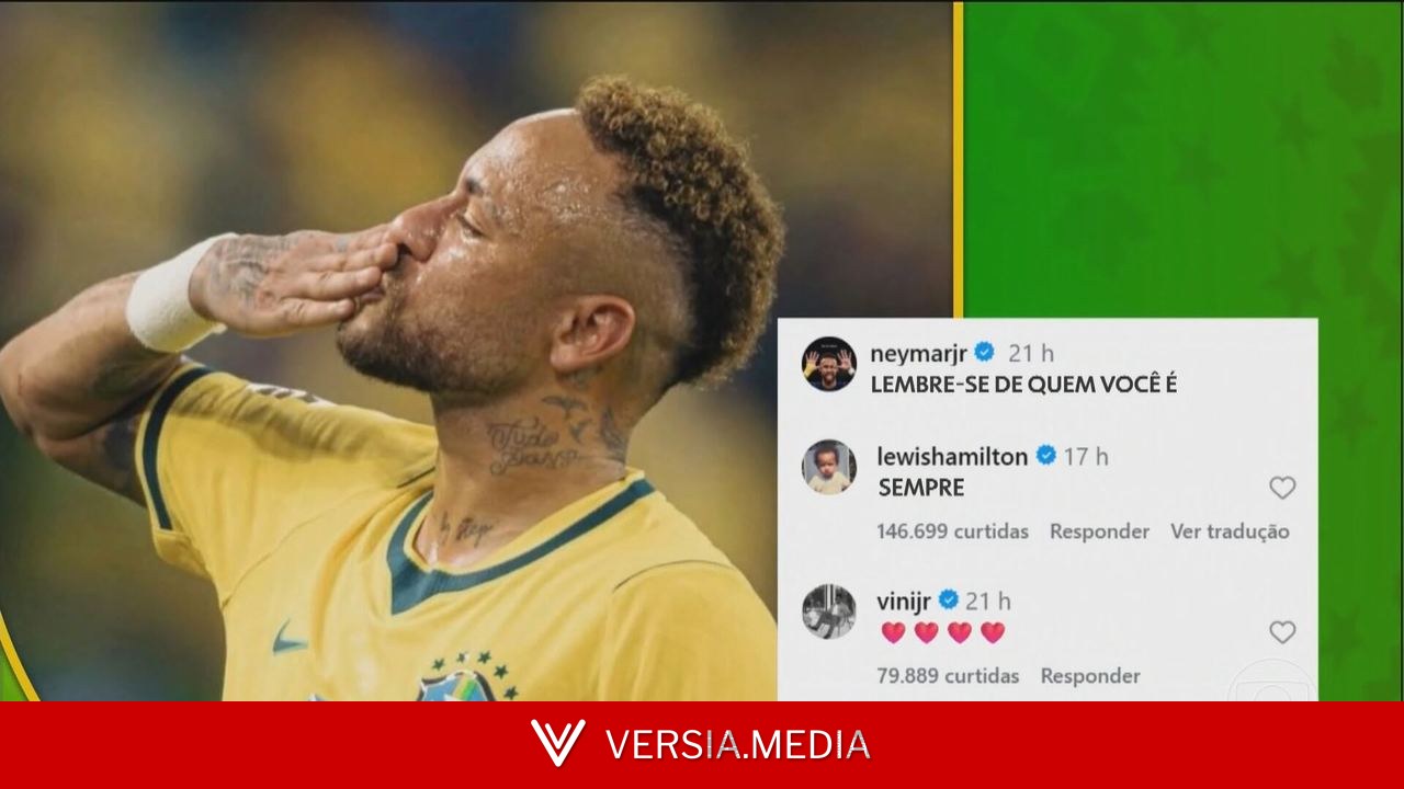 Lewis Hamilton diz ter ficado feliz ao ver post de Neymar citando seu mantra: 'É incrível'