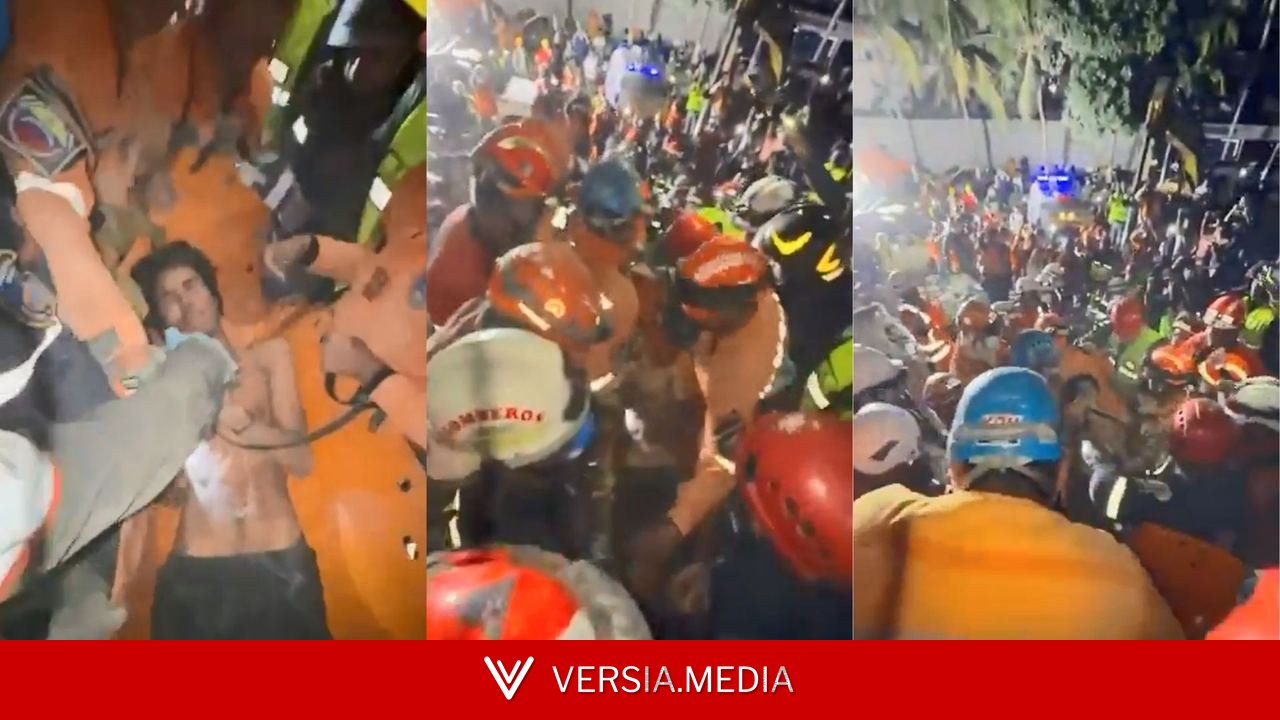 VÍDEO: jovem é resgatado após ficar 106 horas preso sob escombros na Venezuela