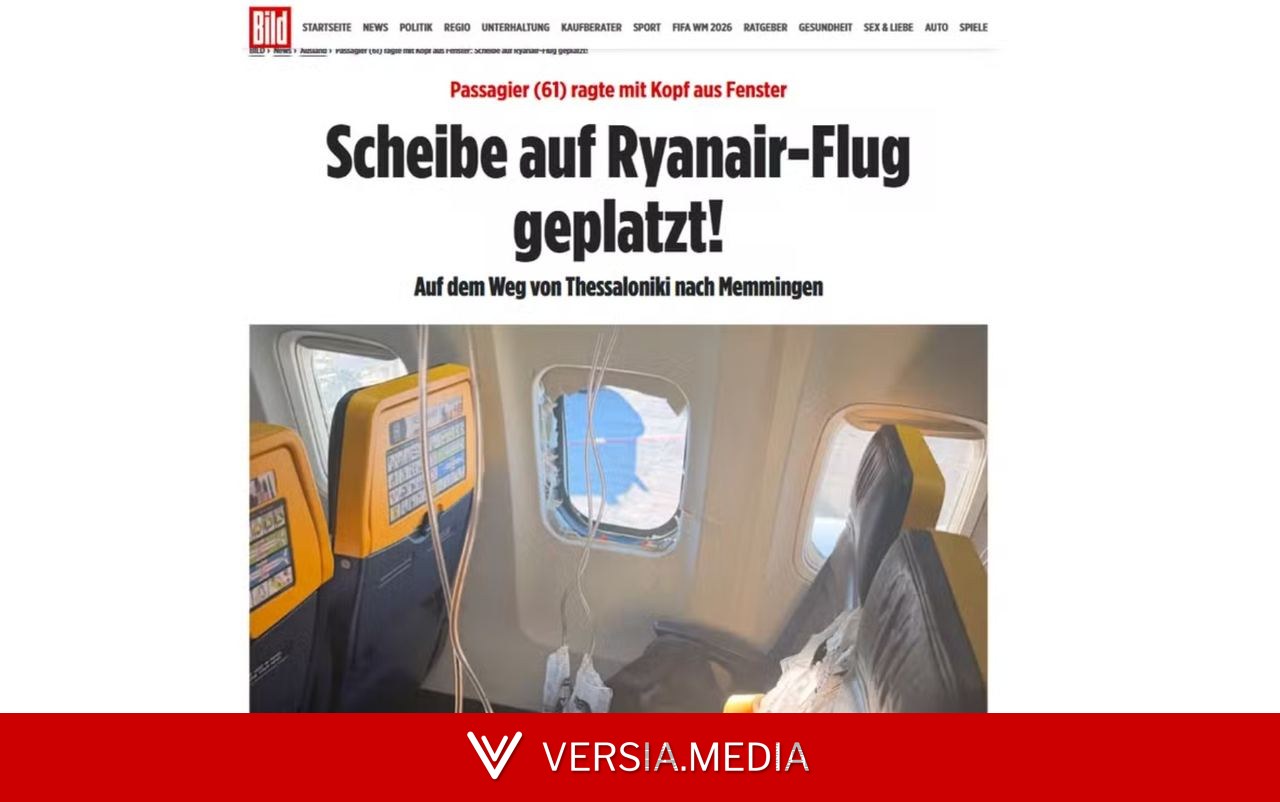 Passageiro é parcialmente sugado para fora de janela de avião durante voo