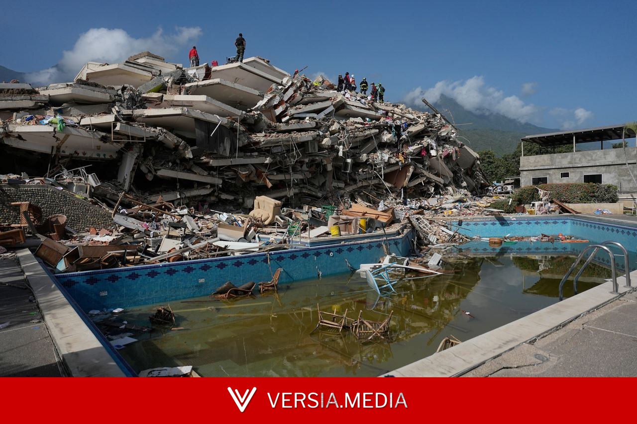 Resgates na Venezuela chegam ao 3º dia após terremotos; veja fotos
