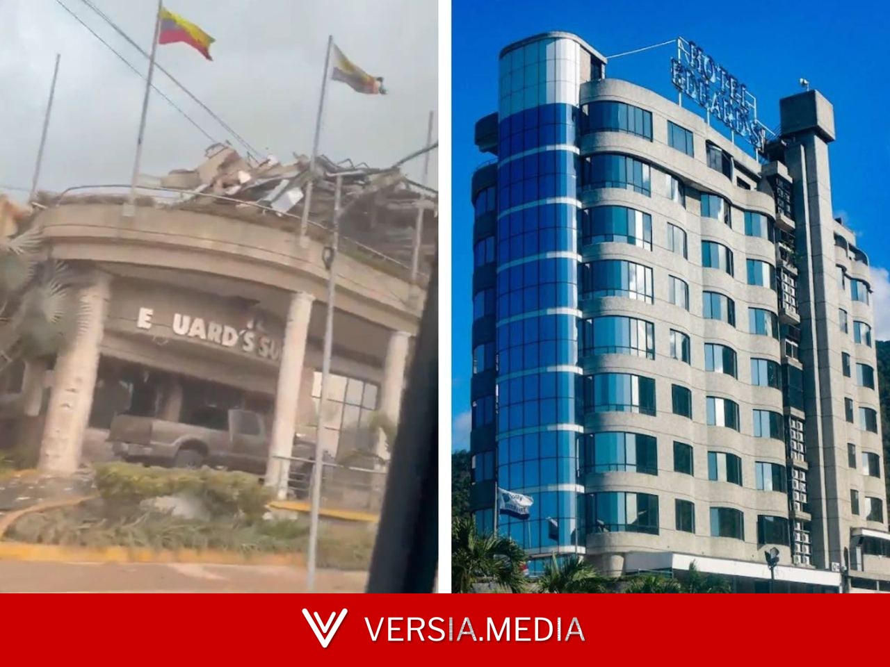 Hotel desaba no litoral da Venezuela após terremotos; veja ANTES e DEPOIS