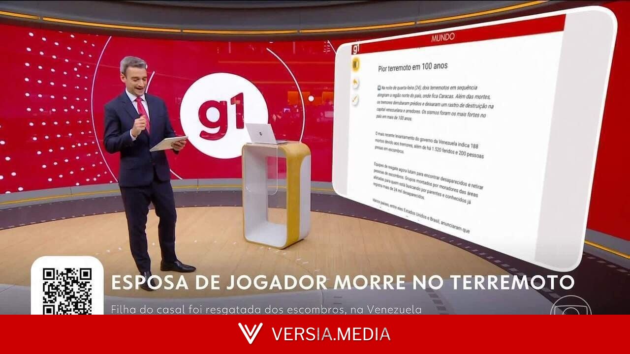 Mulher de jogador de futebol é encontrada morta em meio a escombros após terremoto na Venezuela; filha foi resgatada