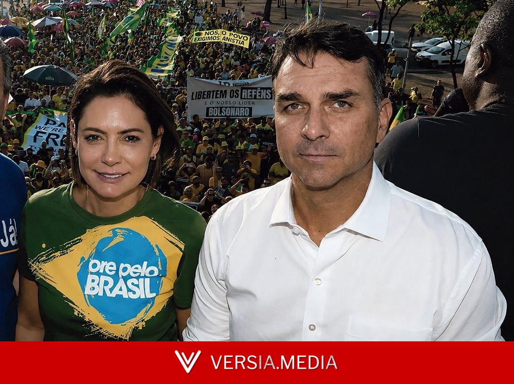 ‘Esperando o tempo que ela achar suficiente’, diz Flávio Bolsonaro em meio a crise com Michelle